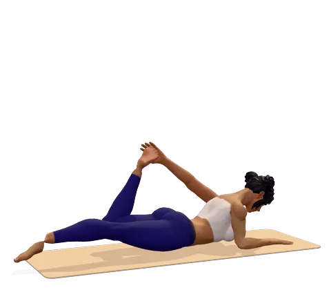 Half Frog Pose