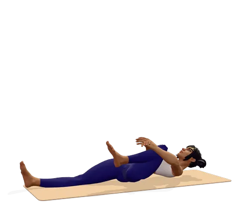 Half Wind-Relieving Pose
