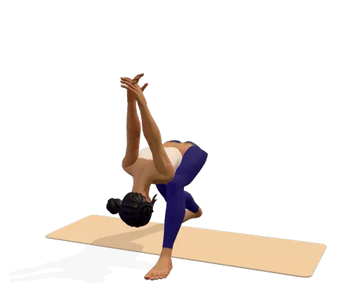 Humble Warrior Pose