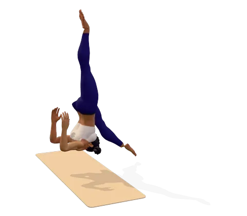 One-Legged Shoulder Stand
