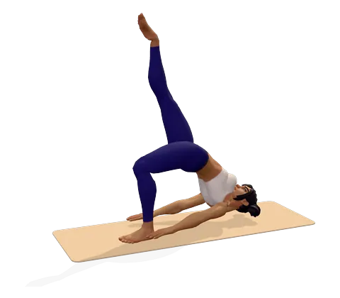 One-Legged Bridge Pose