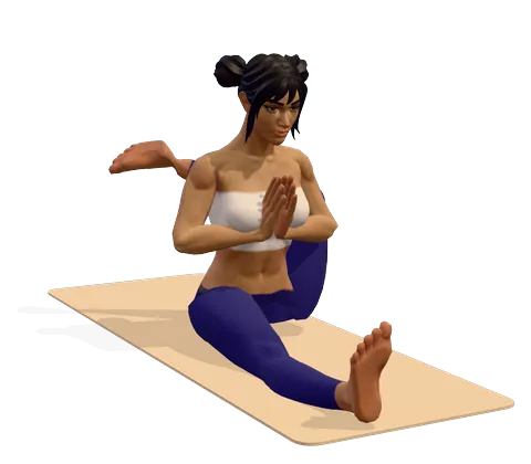 Foot-Behind-the-Head Pose