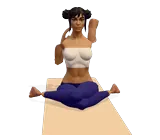 Cow Face Pose