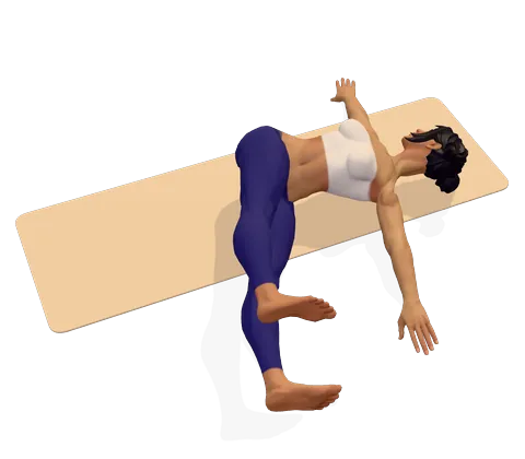Revolved Abdomen Pose