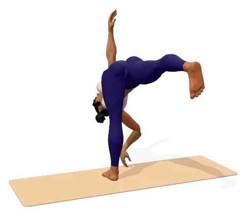 Revolved Half Moon Pose
