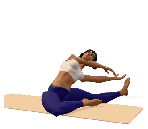 Revolved Head-to-Knee Pose
