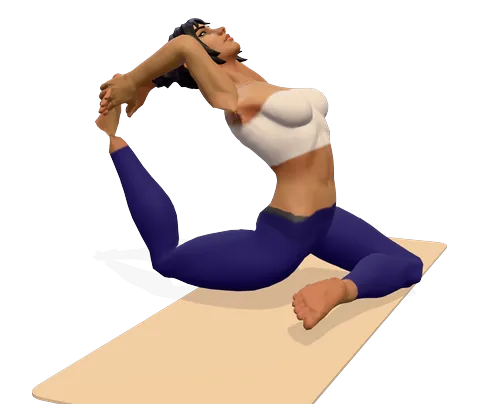 King Pigeon Pose