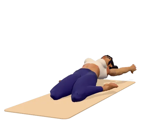 Reclining Hero Pose
