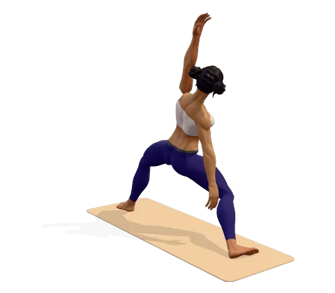 Reverse Warrior Pose